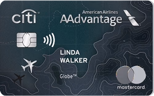 Citi AAdvantage Globe Mastercard credit card art