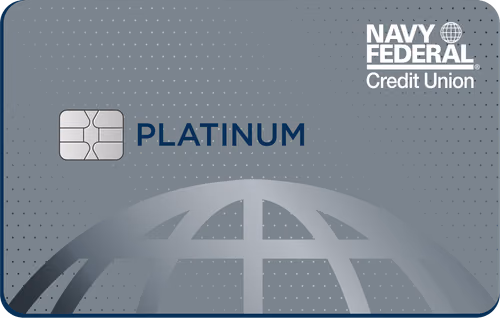 Navy Federal Platinum credit card art