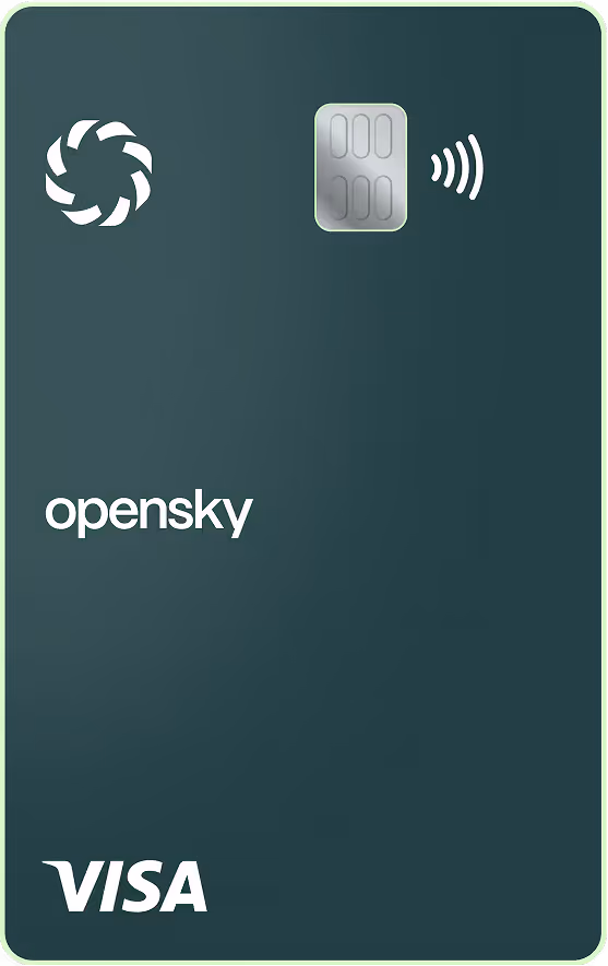 opensky Launch Secured Visa credit card art