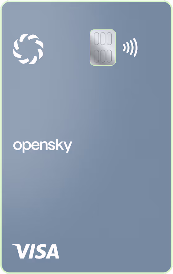 opensky Secured Visa credit card art