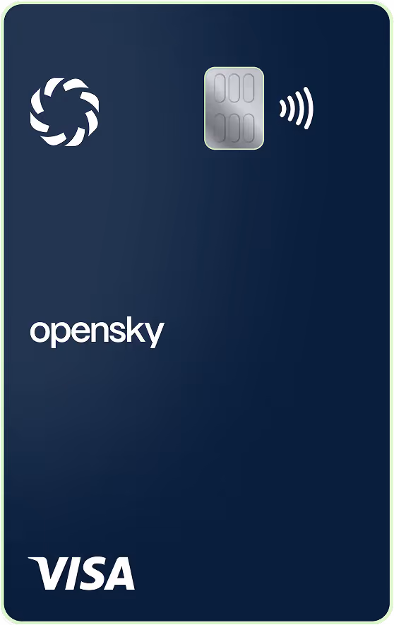 opensky Plus Secured Visa credit card art