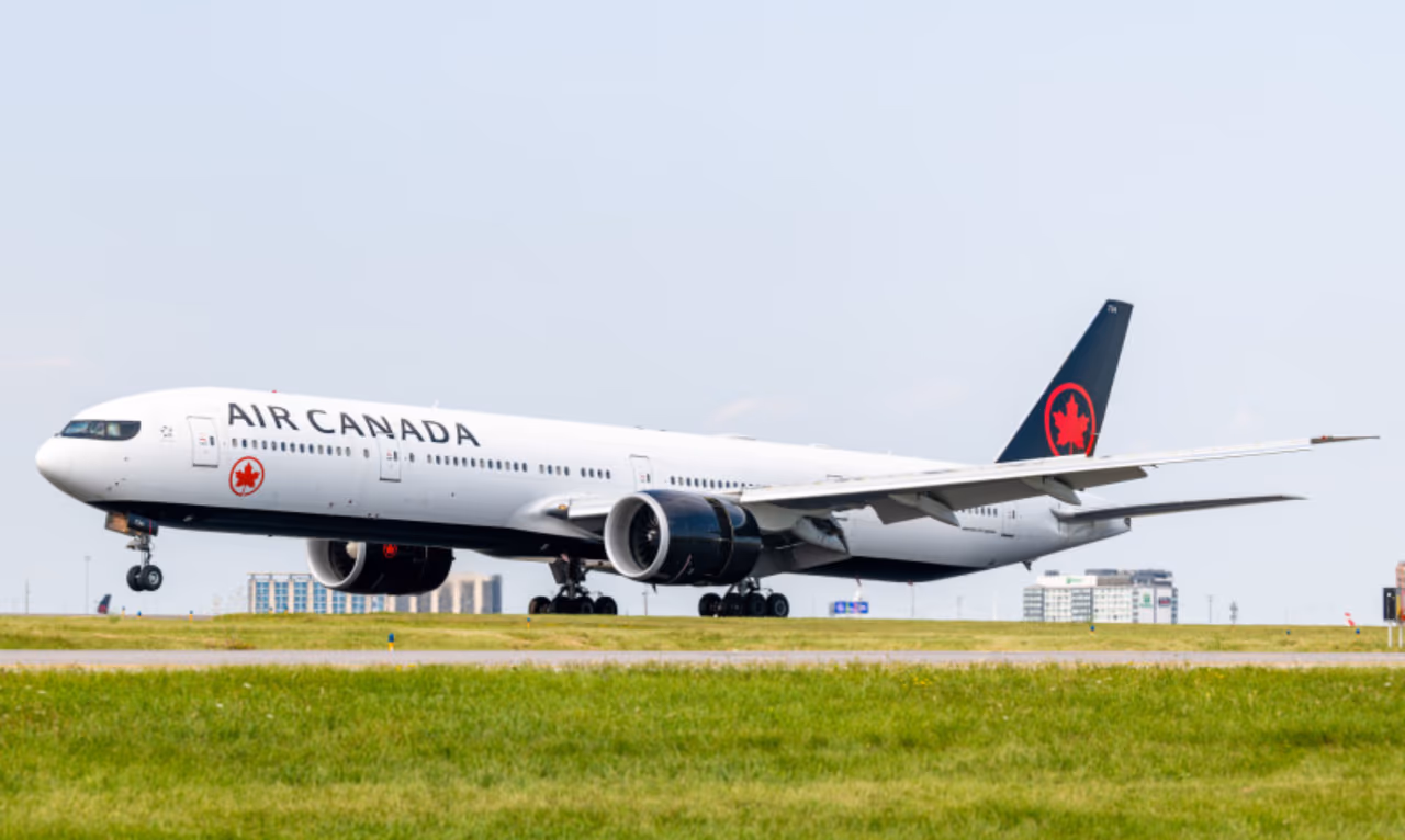 Air Canada Airplane taking off