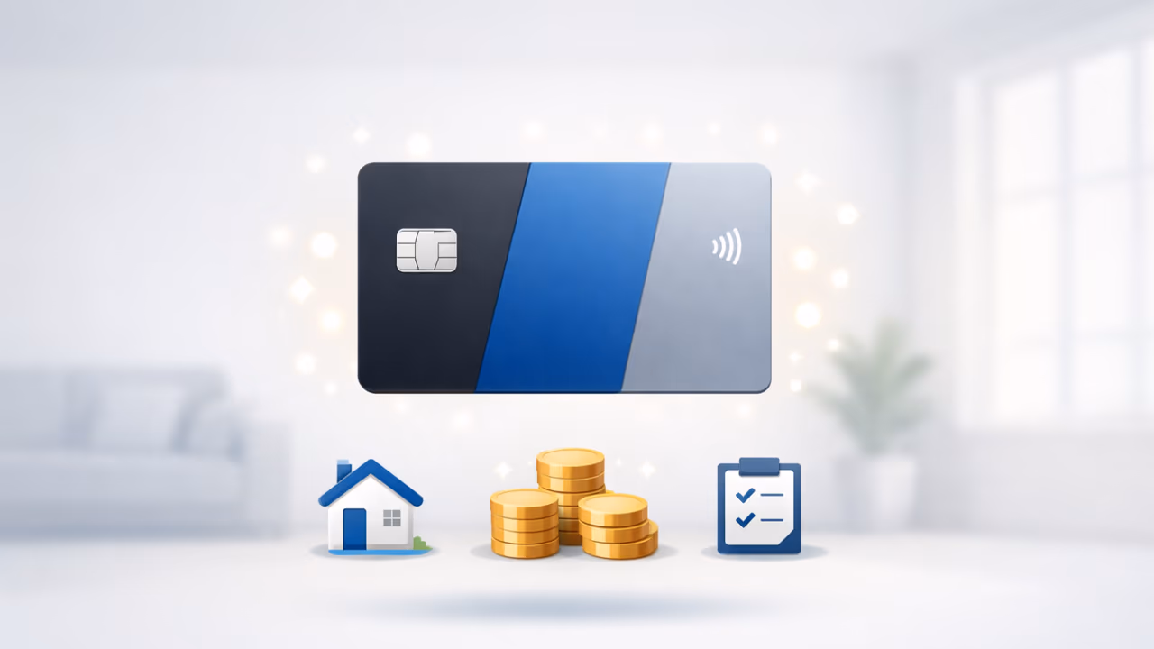 Bilt credit card with rewards icons