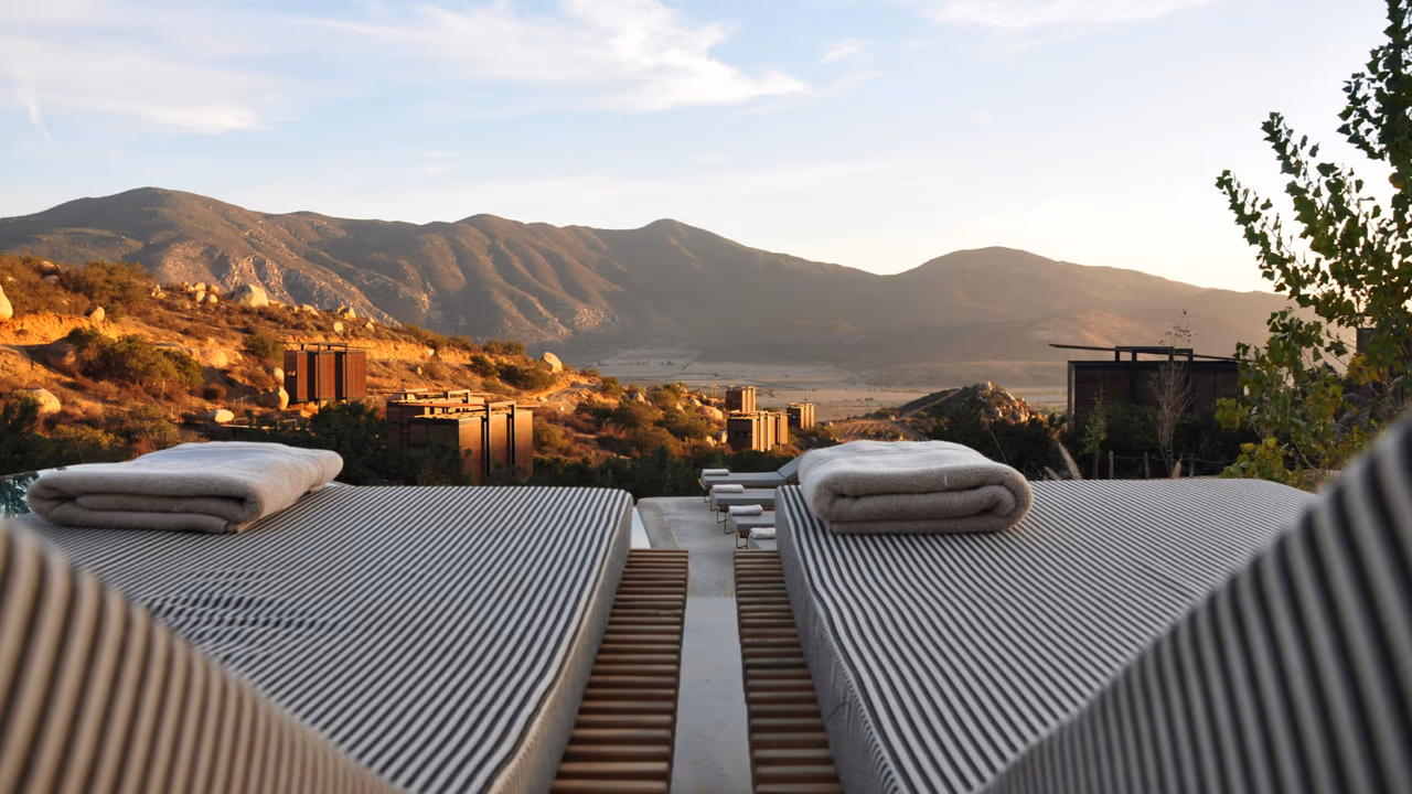 Mountain view resort