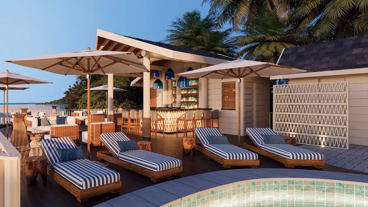 secrets st lucia swim up bar at the pool