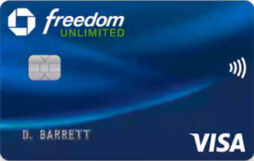 Chase Freedom Unlimited® card image