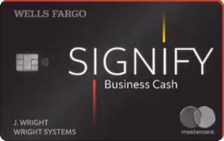 Wells Fargo Signify Business Cash Card