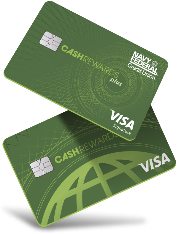 Navy Federal cashRewards and cashRewards Plus Visa card art