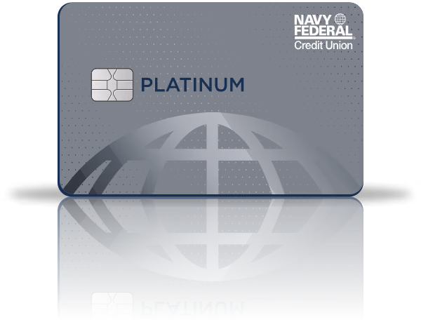 Navy Federal Platinum credit card art